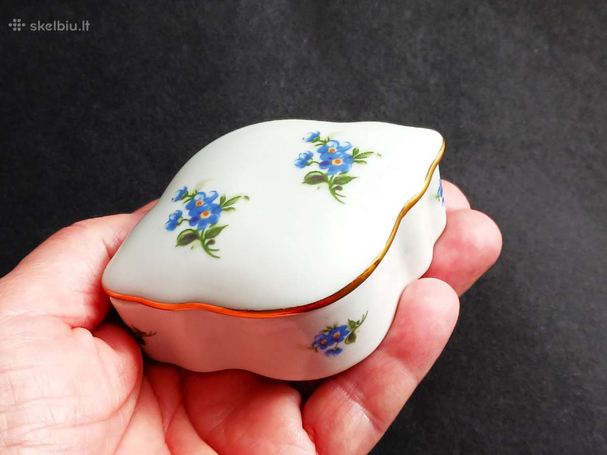Porcelianas dėžutė papuošalams " Crown 1877" Vokie - nuotraukos Nr. 4