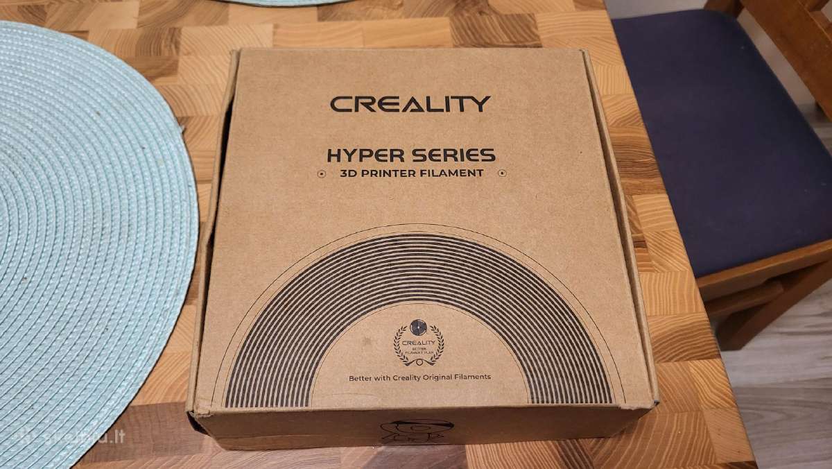 3D plastikas Creality Hyper Pla juodas keičiu