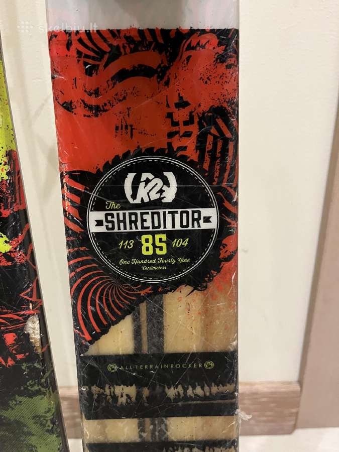 Kalnų slidės K2 Shreditor Twin Tip - nuotraukos Nr. 4