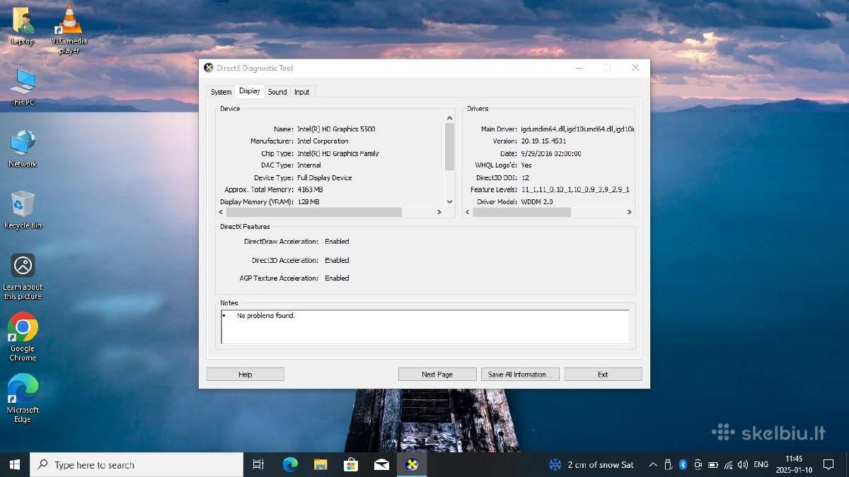 Lenovo thinkpad X250 i5 8gb SSD - nuotraukos Nr. 6