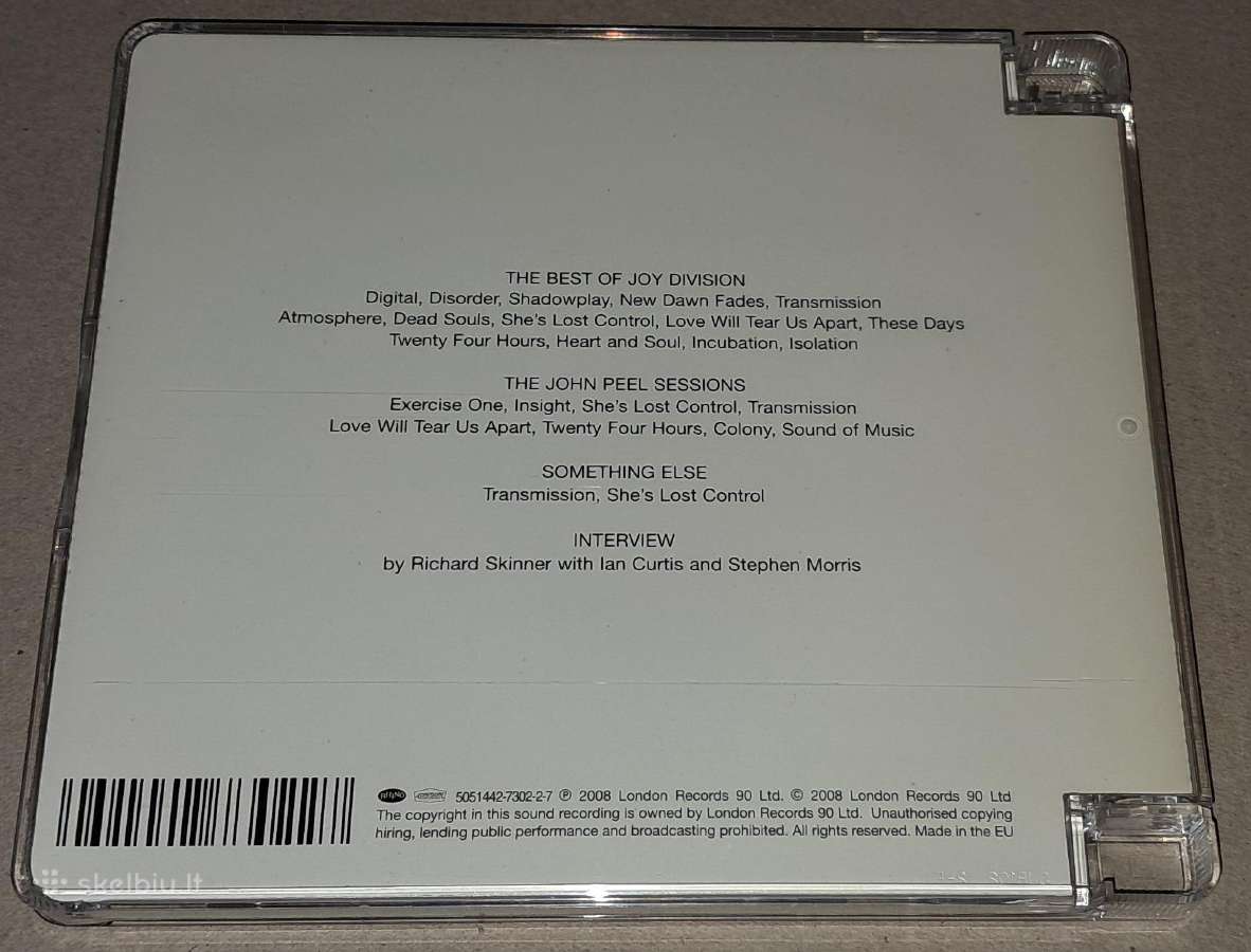 Joy Division – The Best Of Joy Division (Audio CD) - nuotraukos Nr. 2