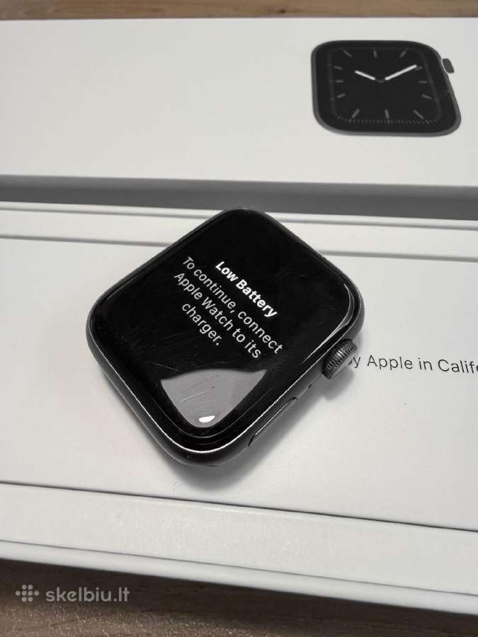 Apple Watch series 5 44mm Space Gray - nuotraukos Nr. 2