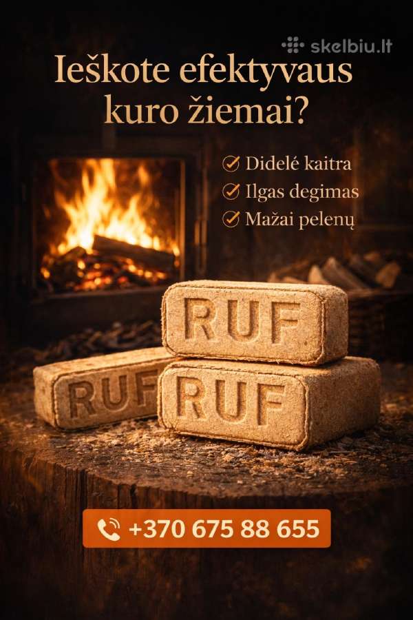 Pjuvenų Briketai 249€