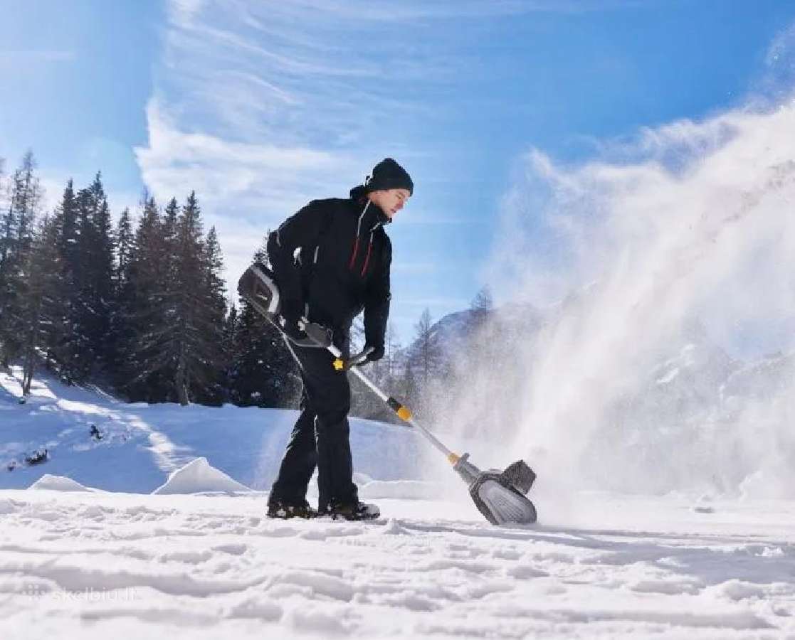 Akumuliatorinis sniego valytuvas Alpina Ast48 Kit - nuotraukos Nr. 3