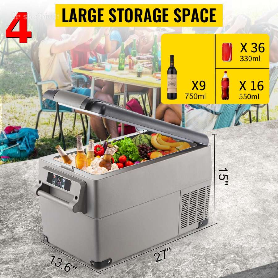 12v 24v mobilūs kompresoriniai šaldytuvai 15-55l - nuotraukos Nr. 5