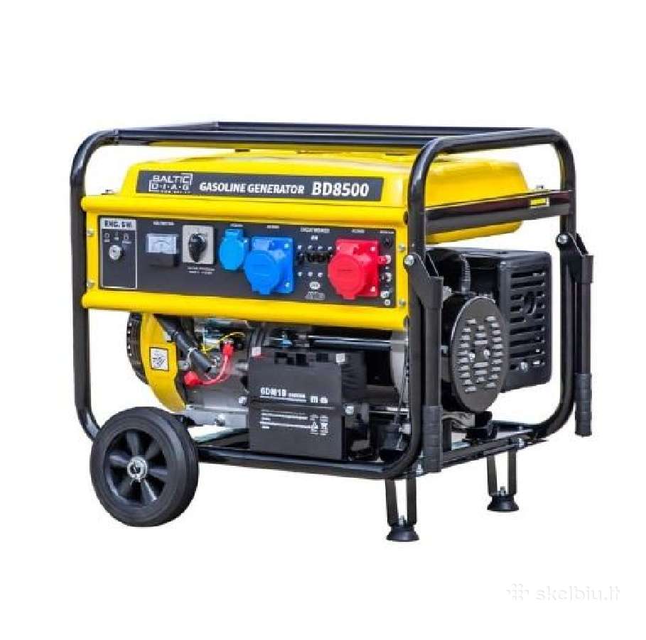 Benzininis generatorius 230v/400v, 8 kw
