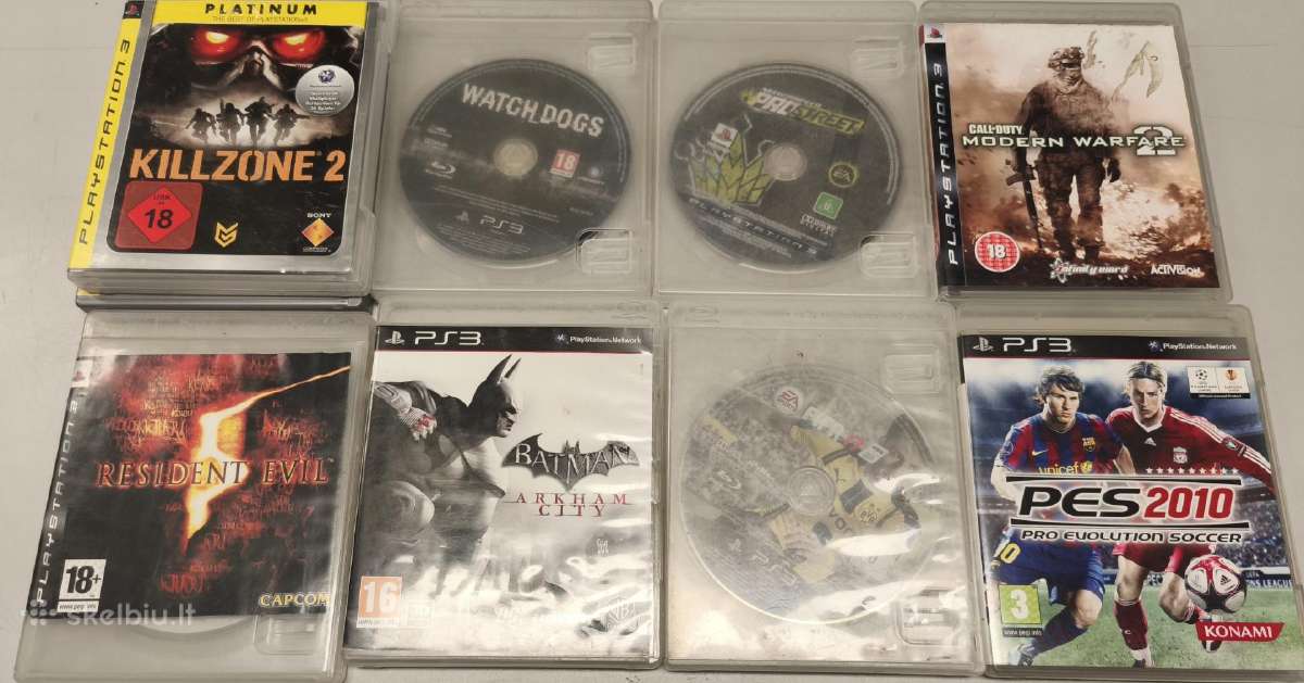 Parduodu Sony Playstation 3 Žaidimus