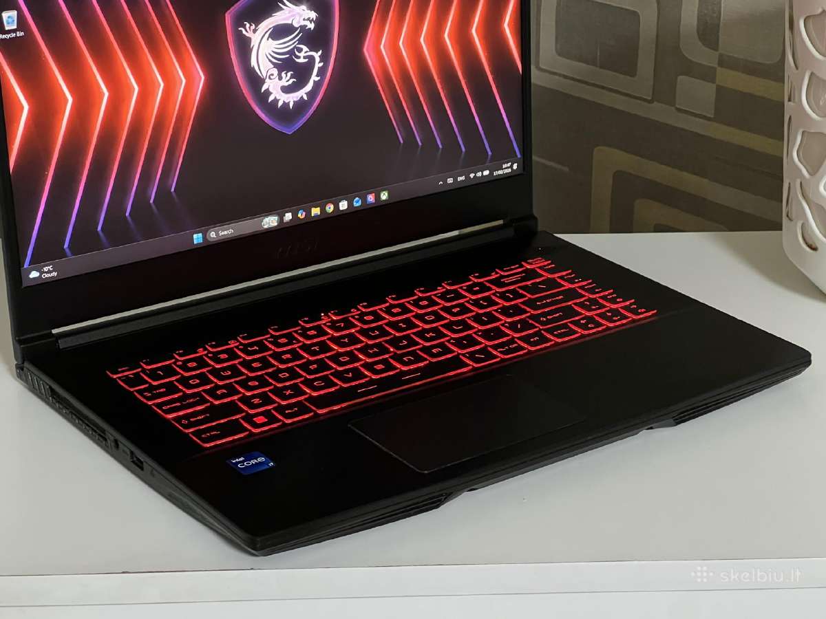 Parduodamas Msi Gf63 su Rtx 4060, I7-12k, 144hz. - nuotraukos Nr. 3