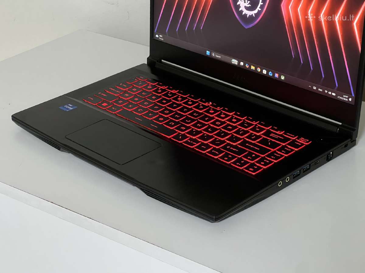 Parduodamas Msi Gf63 su Rtx 4060, I7-12k, 144hz. - nuotraukos Nr. 4