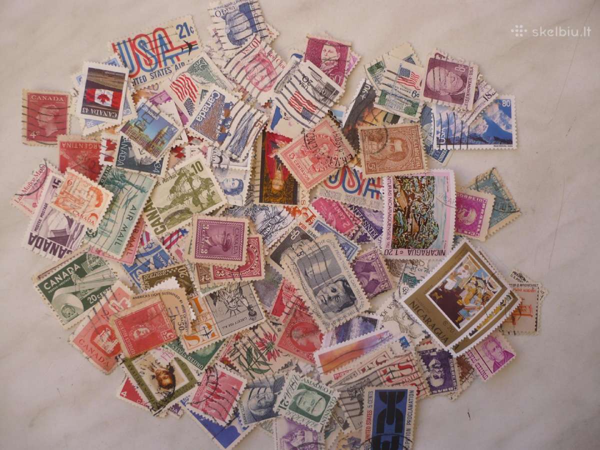 Skirtingu pašto ženklu rinkinys Nr41 , viso 421vnt