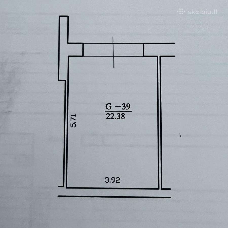 Parduodamas erdvus 22,38 m² garažas Pašilaičiuose - nuotraukos Nr. 6
