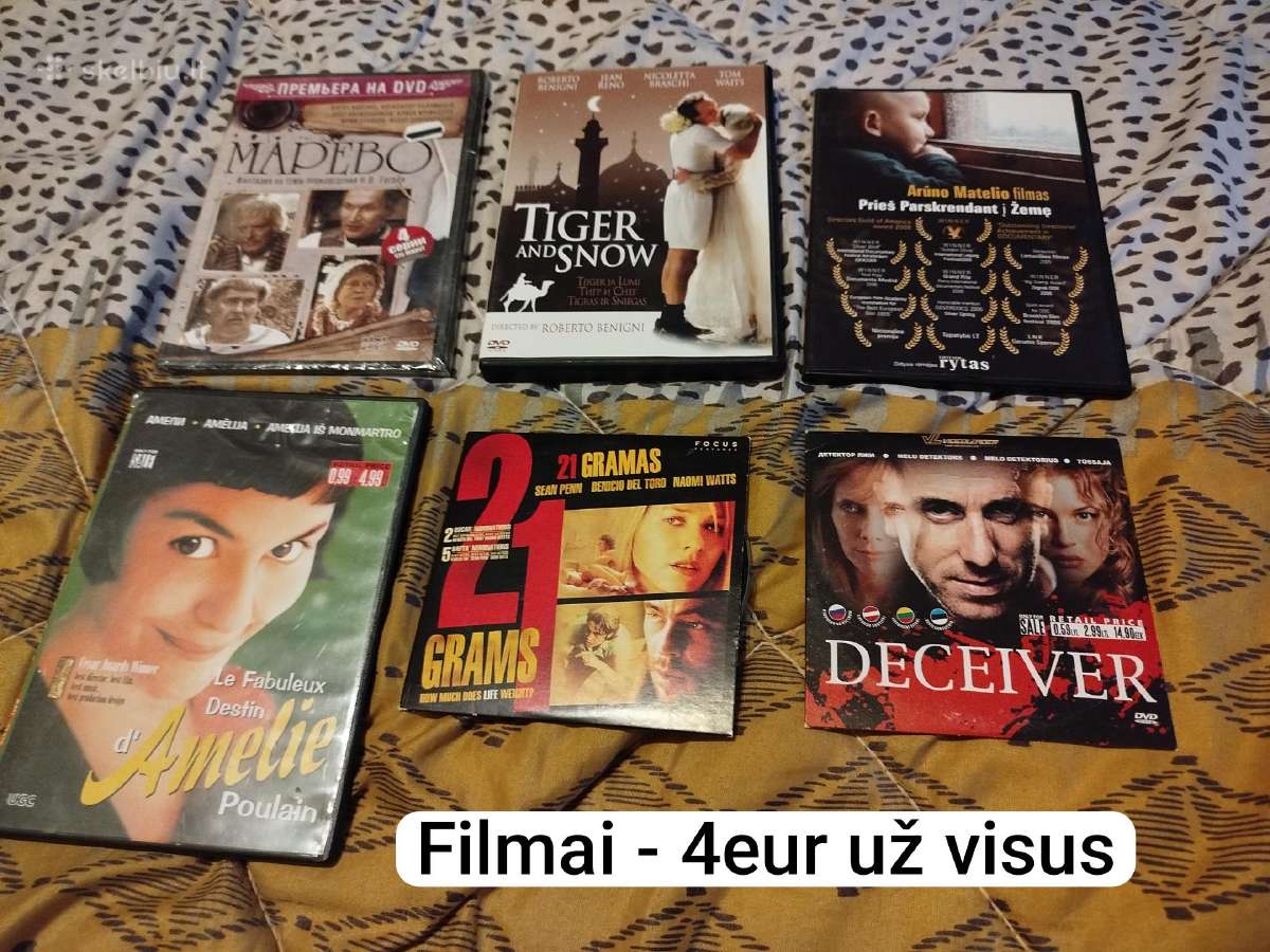 Dvd filmai 6vnt