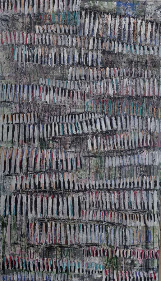 Didelis abstraktus paveikslas 170cm x100 cm - nuotraukos Nr. 2