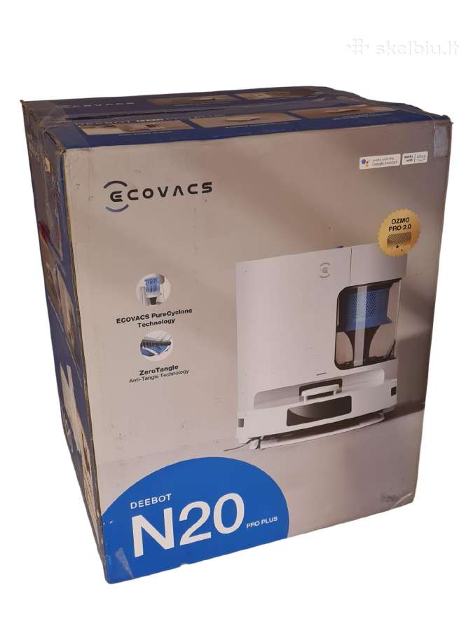 Ecovacs Deebot N20 Pro Plus robotas dulkių siurbly - nuotraukos Nr. 2