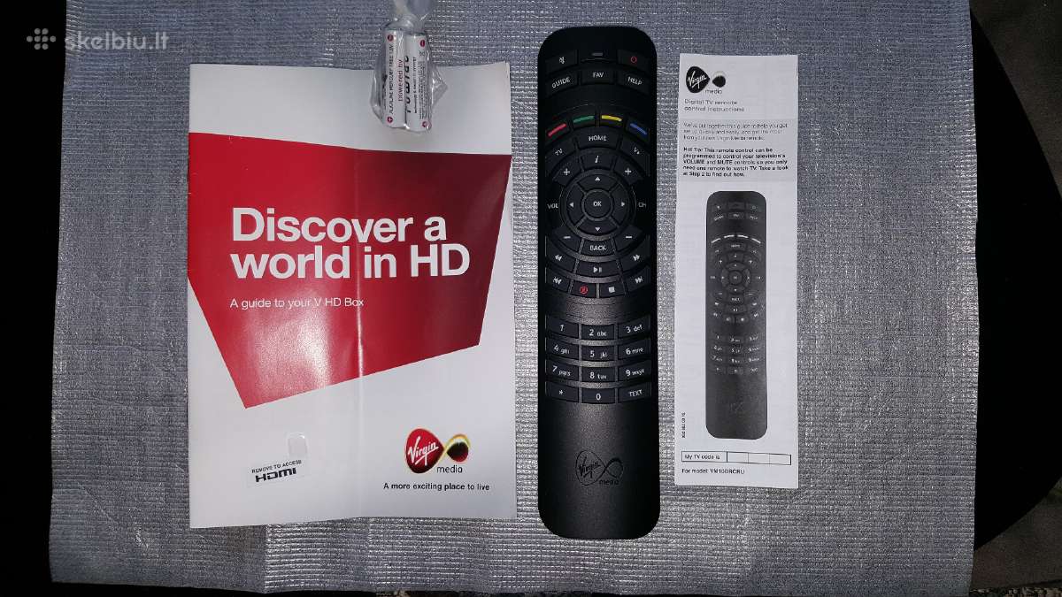 Naujas Distancinis Pultas Virgin Media .