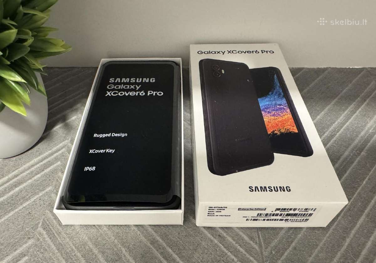 Naujas Samsung Galaxy Xcover 6 Pro 5G 128gb