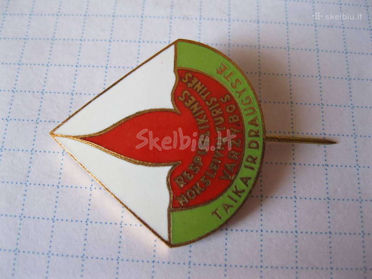 Ltsr ženklelis sukaus metalo, emales.zr. foto. - nuotraukos Nr. 3