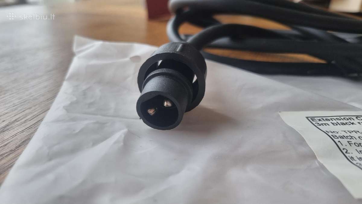 3m prailginimo kabelis girliandoms Lightballblack - nuotraukos Nr. 7