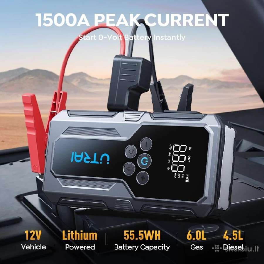 Utrai Užvedėjas Booster Powerbank - nuotraukos Nr. 16