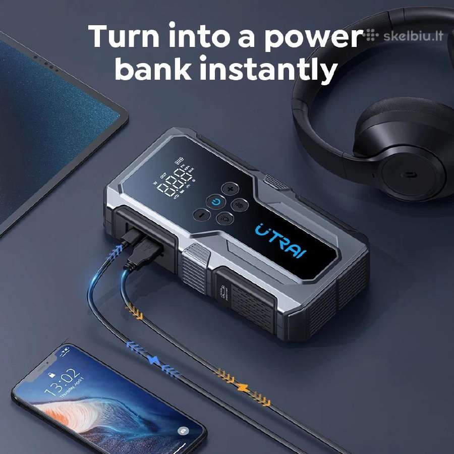 Utrai Užvedėjas Booster Powerbank - nuotraukos Nr. 17