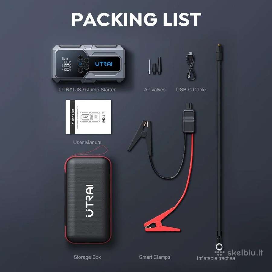 Utrai Užvedėjas Booster Powerbank - nuotraukos Nr. 14