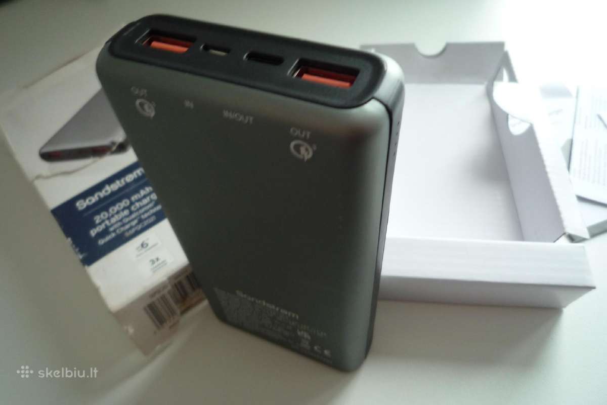 Sandstrom 20.000mah Powerbank - nuotraukos Nr. 2