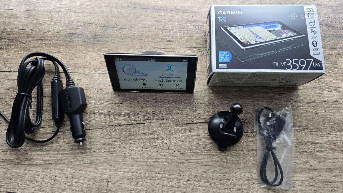 GPS navigacija Garmin nuvi 3597lmthd Europa+ Tmc