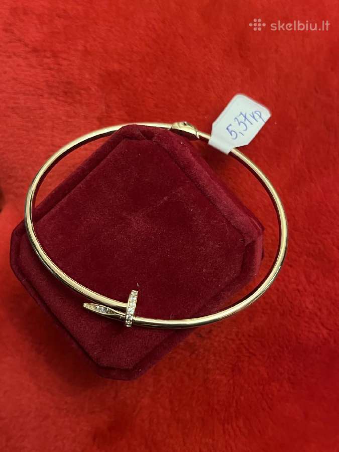 Prabangi auksinė “Cartier Vinis apyrankė-lankas - nuotraukos Nr. 16