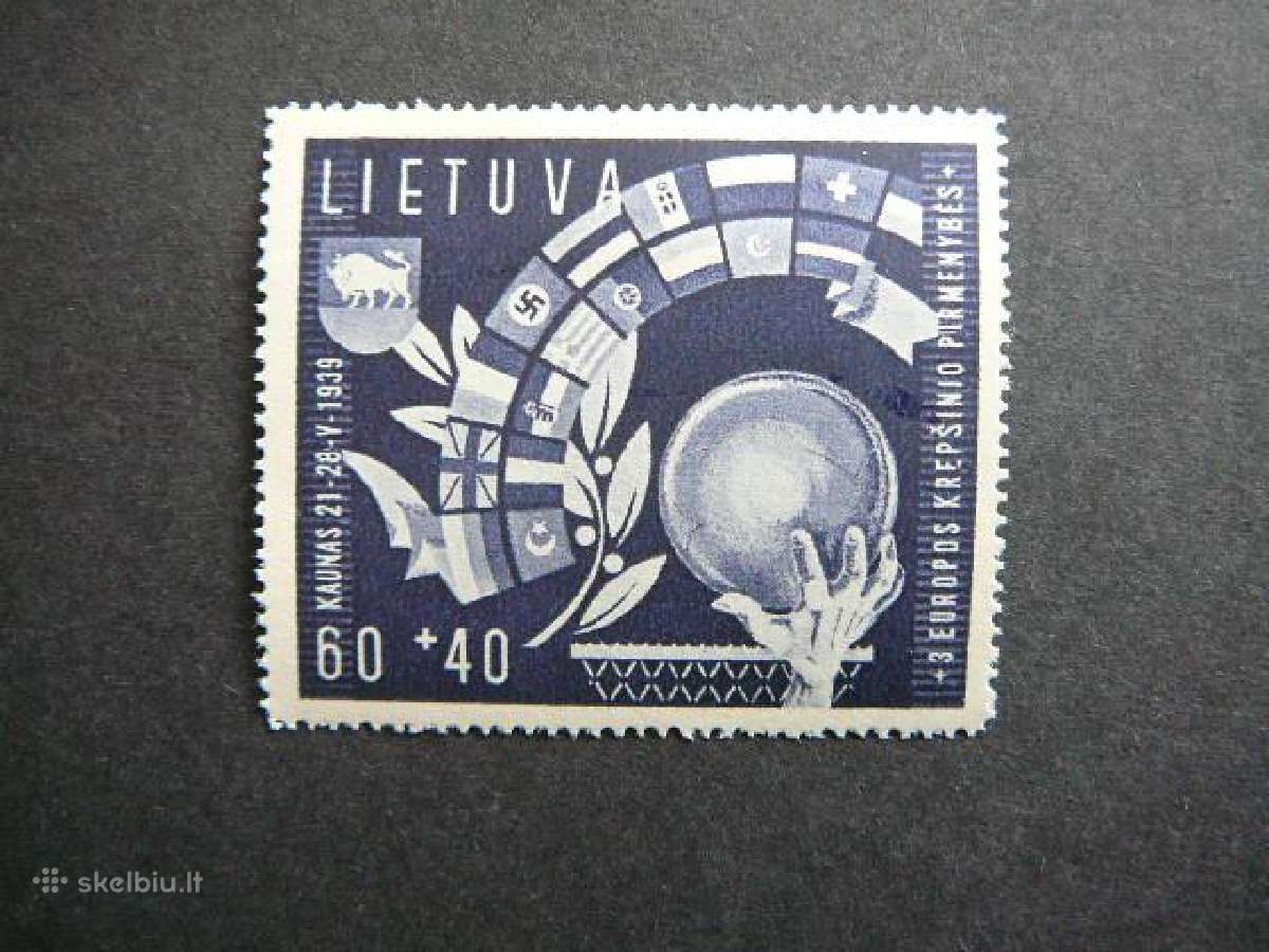 Lietuva 1939 Krepsinis Mlh lit431sp