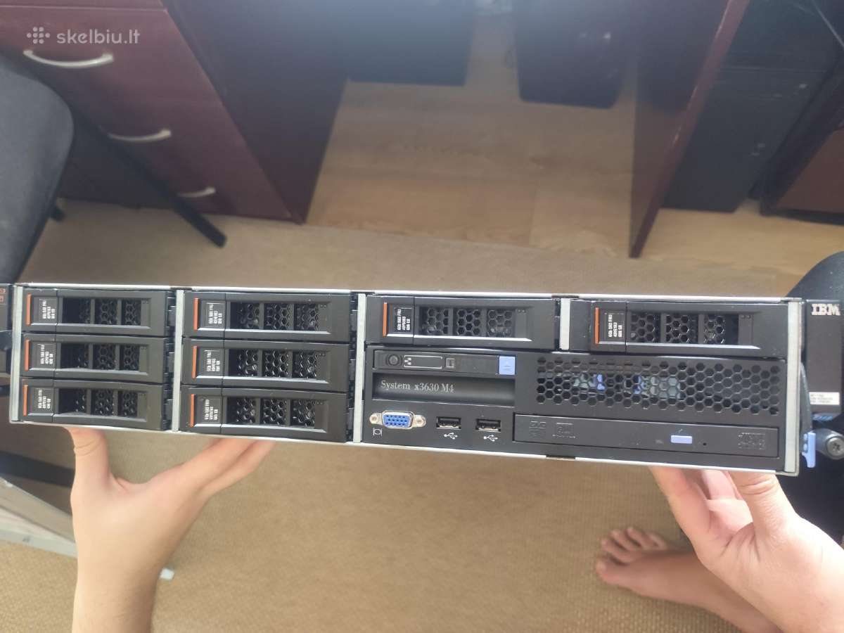 Serveris Ibm System x3630 M4 (7158 Zb1) - nuotraukos Nr. 3
