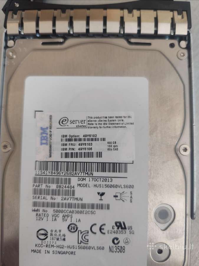 Serveris Ibm System x3630 M4 (7158 Zb1) - nuotraukos Nr. 5