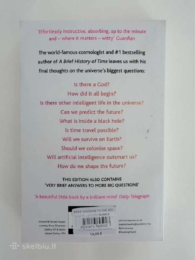 Stephen Hawking Brief Answers To The Big Questions - nuotraukos Nr. 4