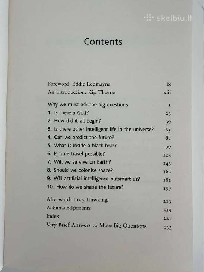 Stephen Hawking Brief Answers To The Big Questions - nuotraukos Nr. 5