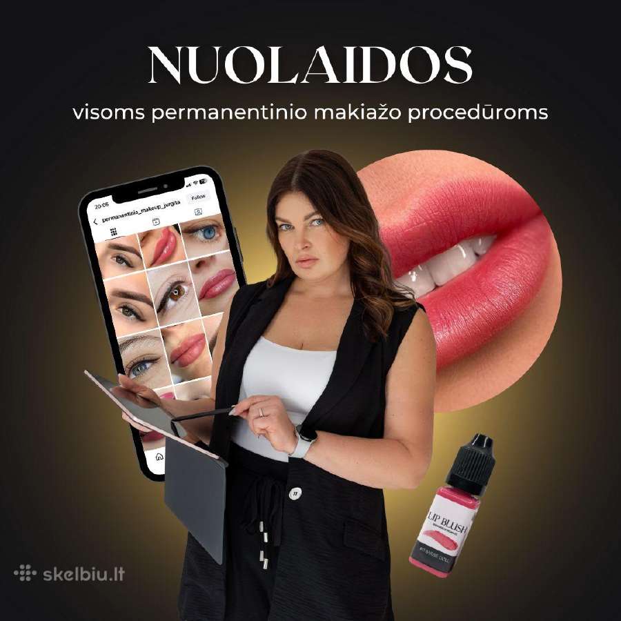 Permanentinis - ilgalaikis makiažas. Vilnius