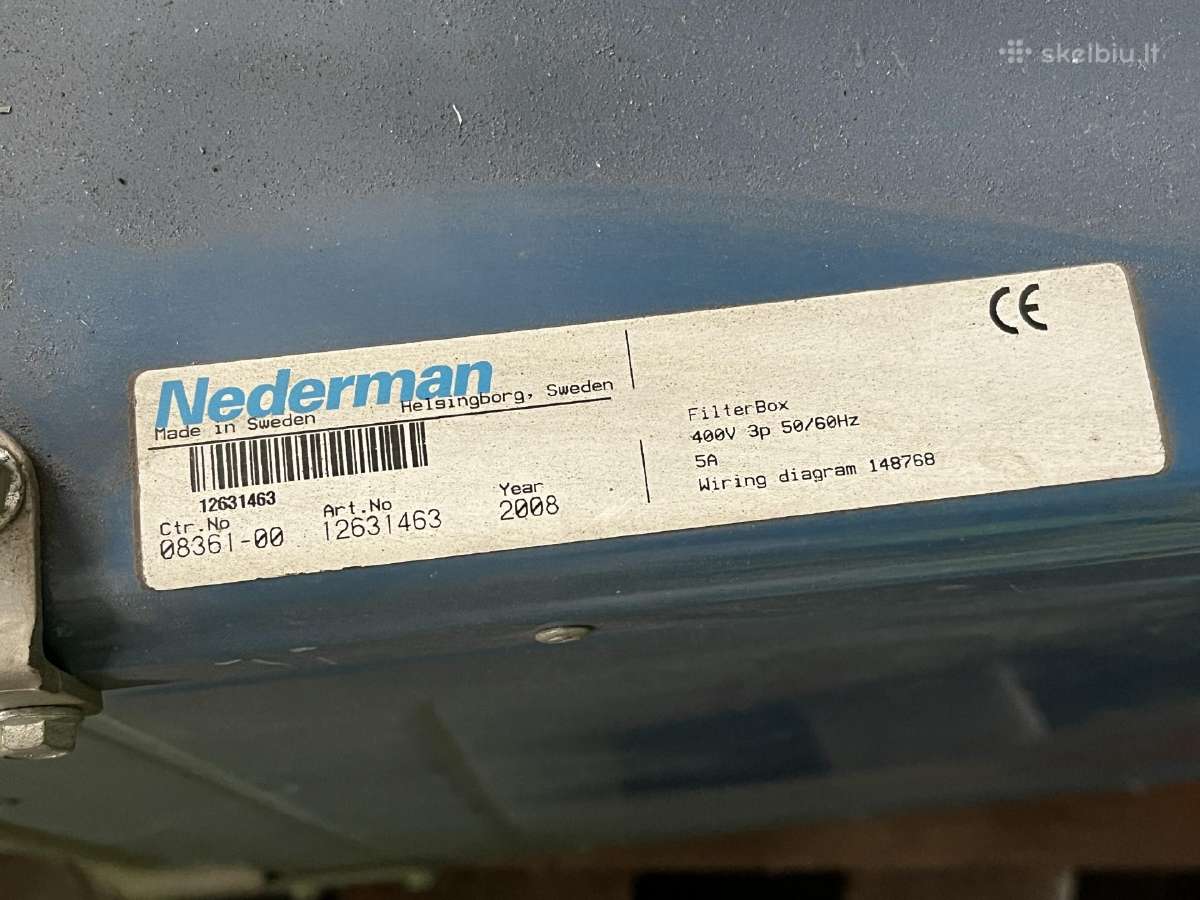 Nederman Filterbox dulkių filtras - nuotraukos Nr. 2