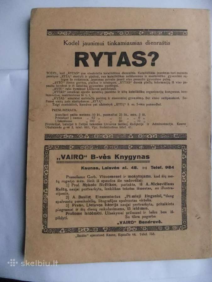 Lietuva žurnalai ;pavasaris;1927-1930m. - nuotraukos Nr. 13
