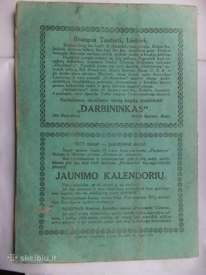 Lietuva žurnalai ;pavasaris;1927-1930m. - nuotraukos Nr. 8