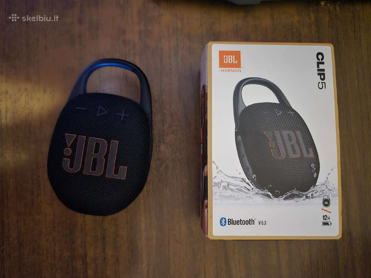 Jbl Clip 5 nešiojama kolonėlė