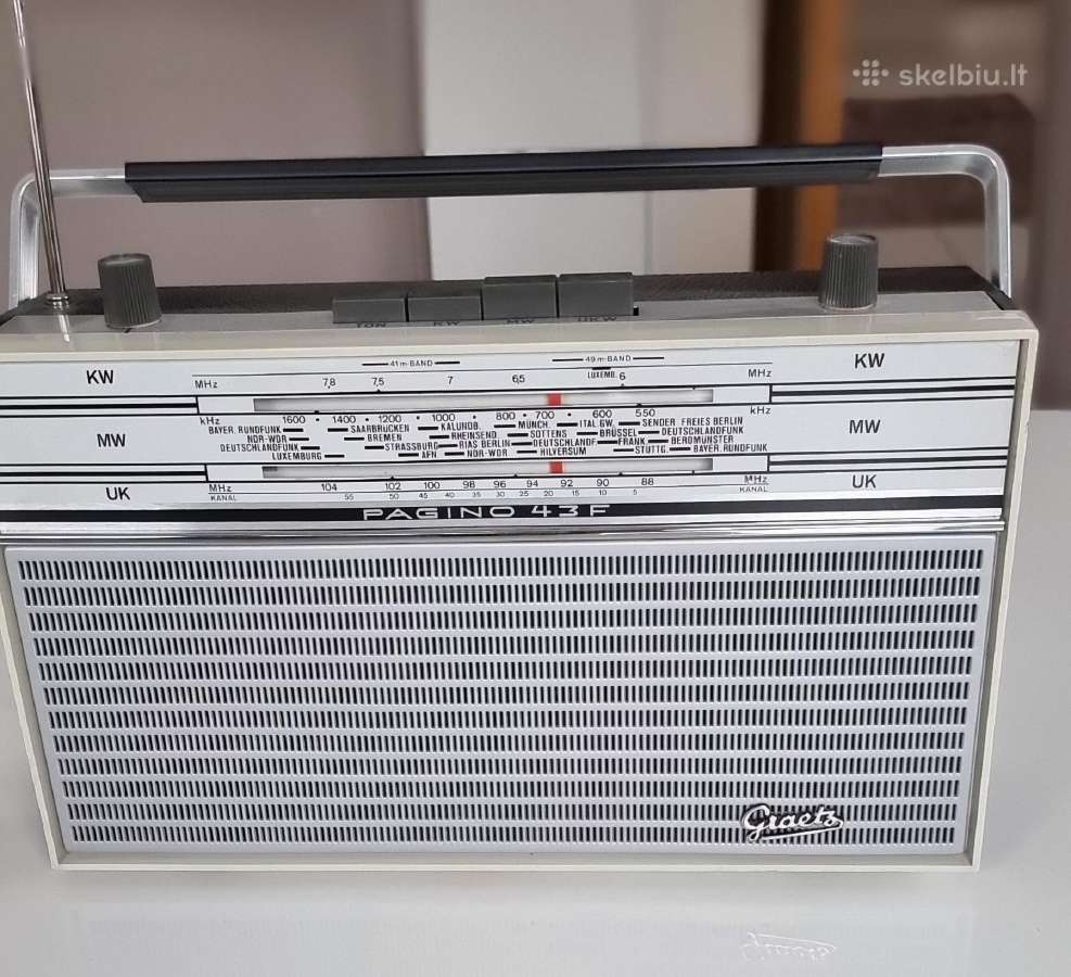 Radijo imtuvas Sony Panasonic Siemens Philips - nuotraukos Nr. 7