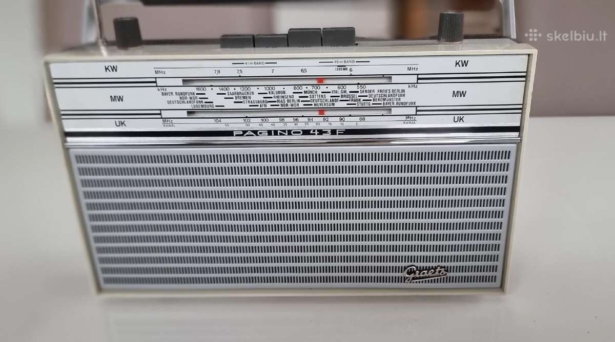 Radijo imtuvas Sony Panasonic Siemens Philips - nuotraukos Nr. 8