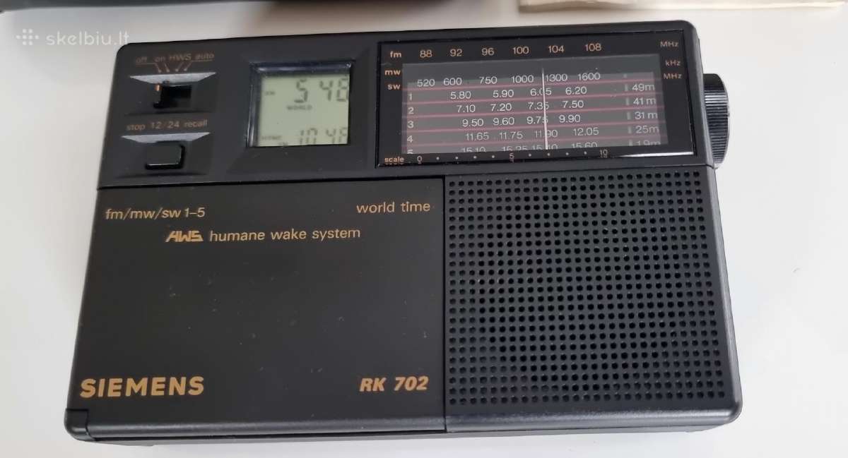 Radijo imtuvas Sony Panasonic Siemens Philips - nuotraukos Nr. 12