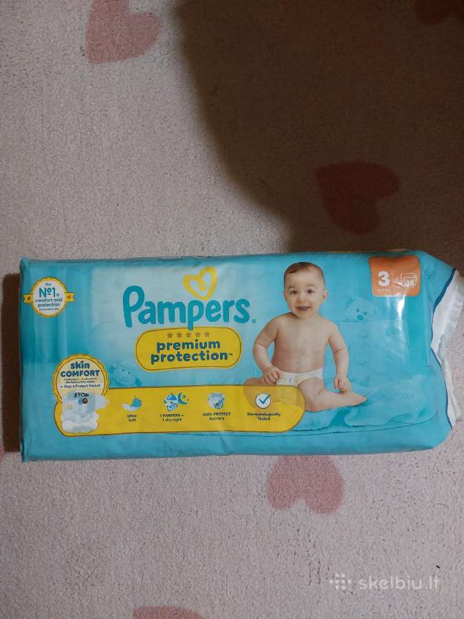 Nauja pakuote Pampers 3