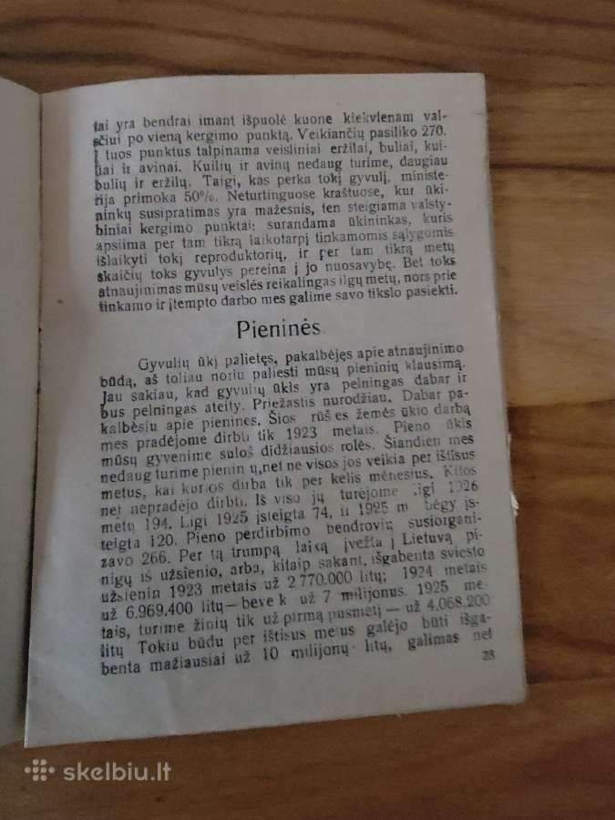 1928 m.m.krupavičiaus knyga "Žemė ir miškų ūkis" - nuotraukos Nr. 3