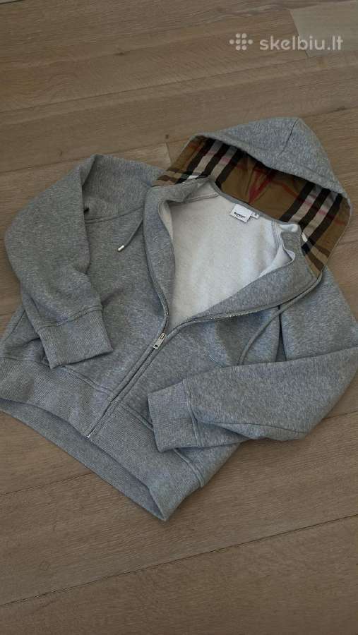 Burberry džemperis su gobtuvu S – nenešiotas
