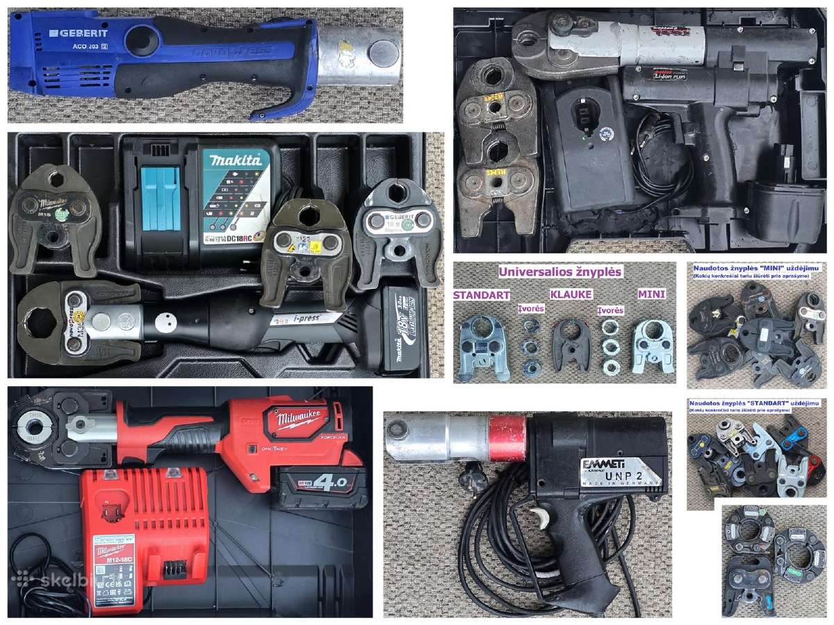Vamzdžių presas i-press Milwaukee Geberit Roller