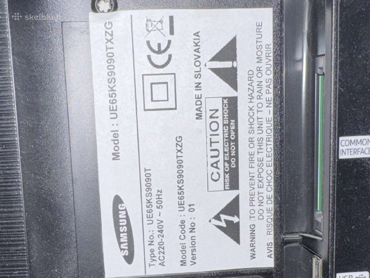 Parduodu Samsung Smart TV - nuotraukos Nr. 4