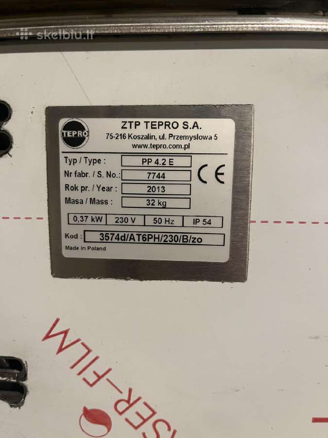 Vakuumatorius (kamerinis vakuumavimo) Tepro Pp 4.2 - nuotraukos Nr. 2