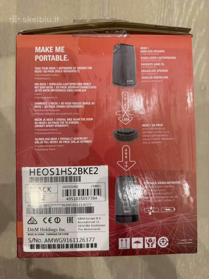 Denon Heos 1 bevielė muzikos kolonėlė - nuotraukos Nr. 8