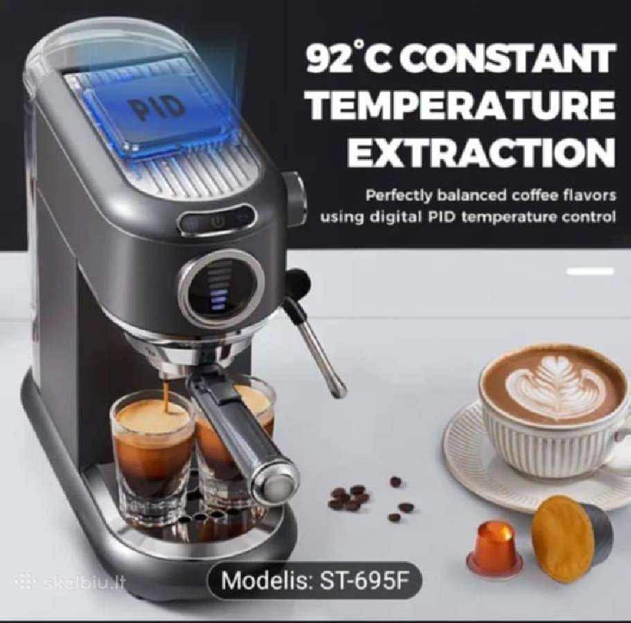 Cafelffe karštas/šaltas pusiau automatinis espress - nuotraukos Nr. 10