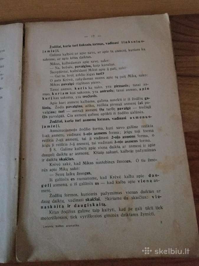 1935 m. Z.kuzmickio "Lietuvių kalbos gramatika" - nuotraukos Nr. 4